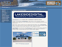 Tablet Screenshot of lakesidedigital.com